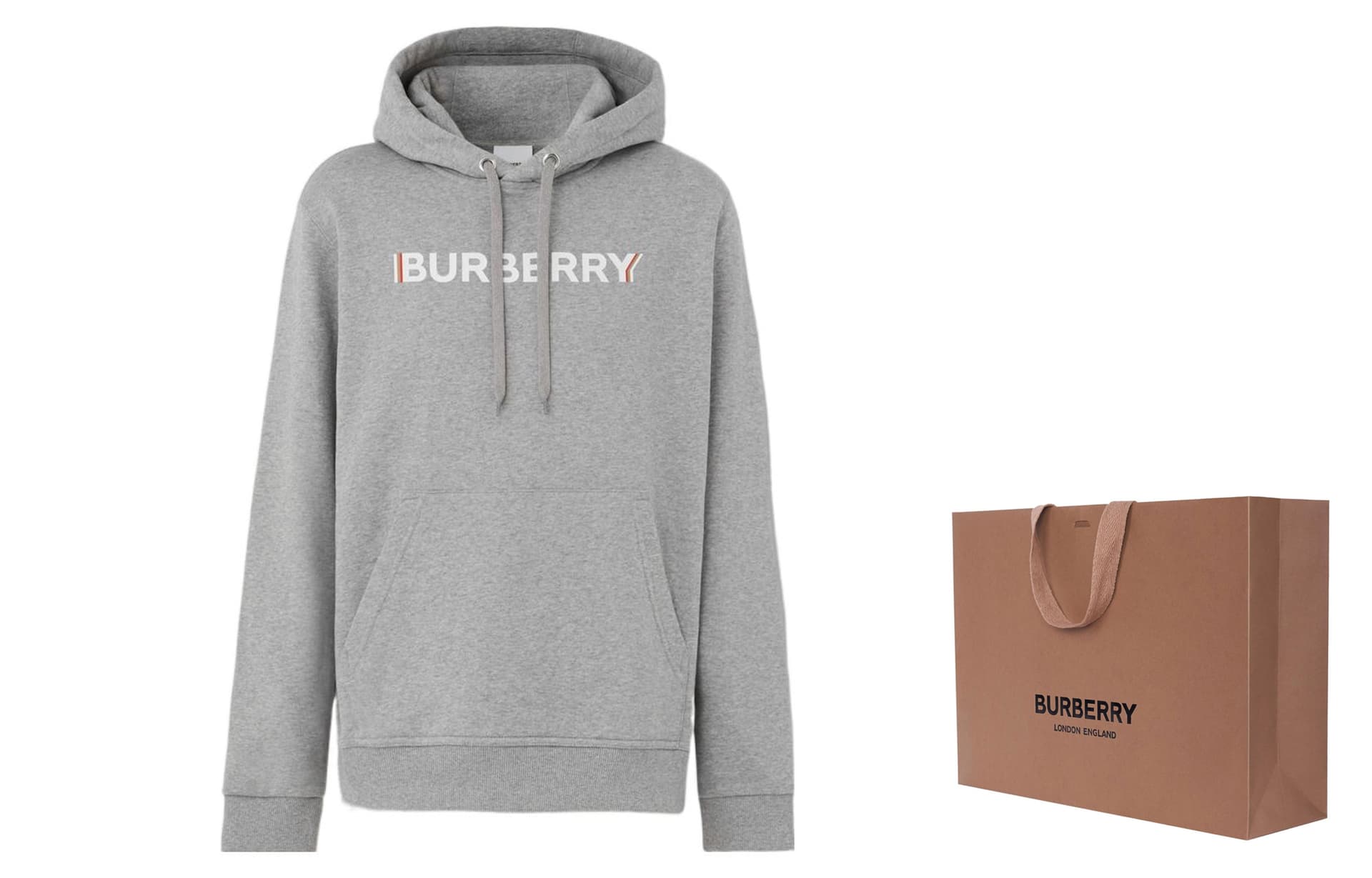 Кофта Burberry SS22 Logo Crewneck Sweatshirt Grey - изображение 2