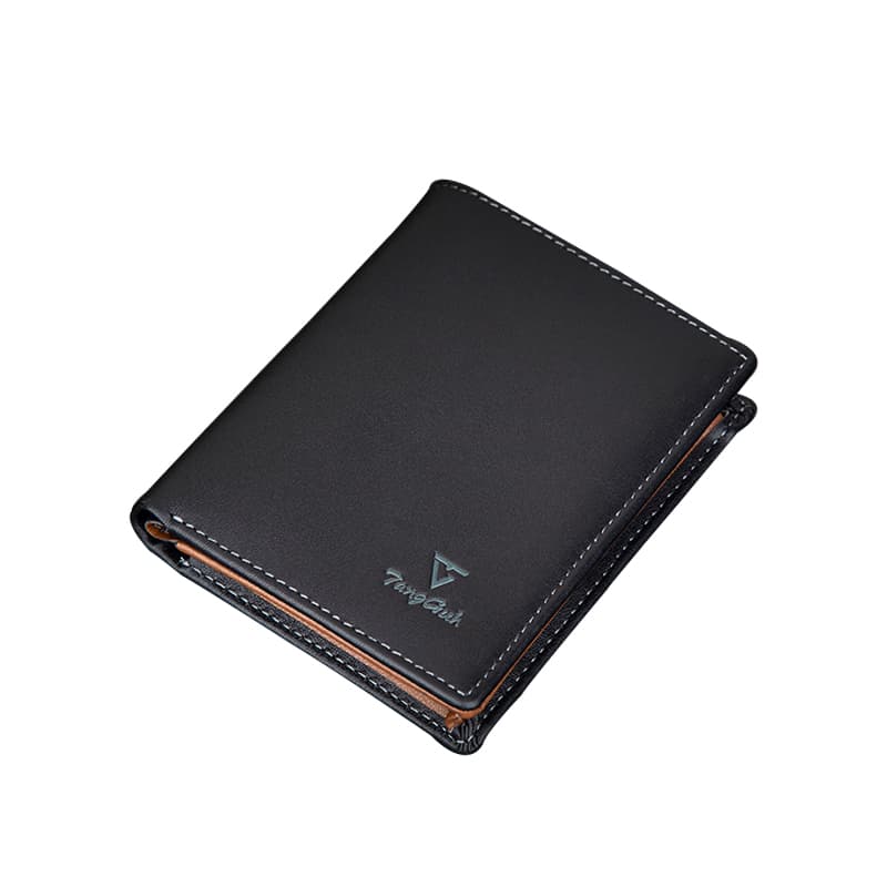 Кошелек TangGuh Black Leather Wallet - изображение 2