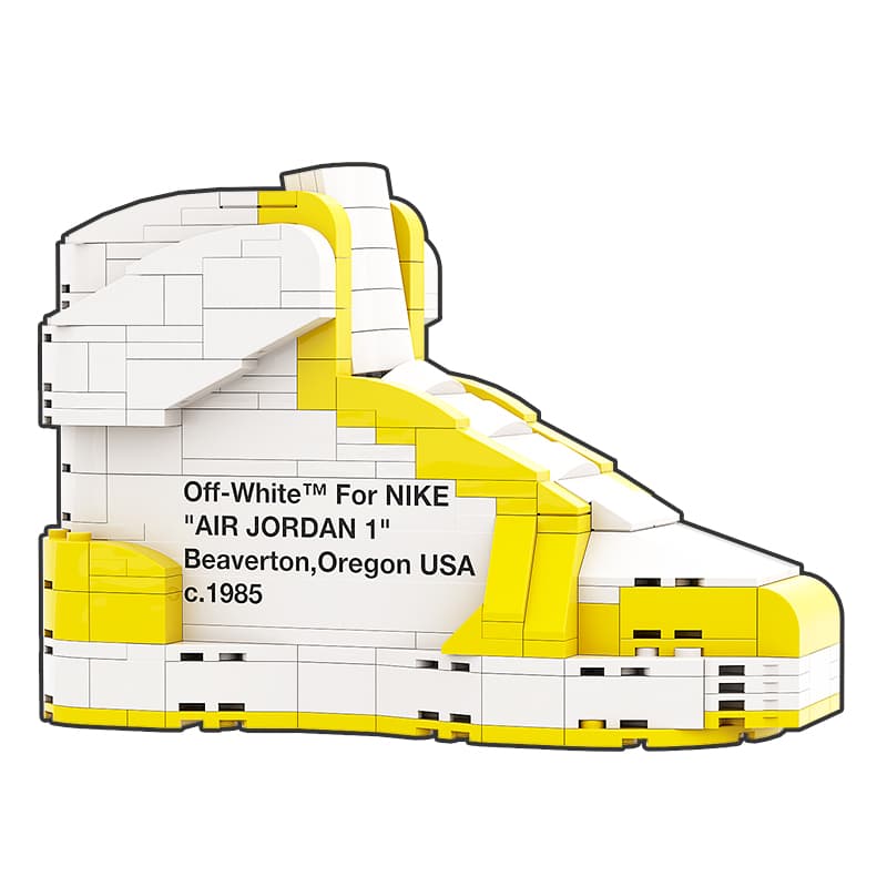 AJ1 OW CANARY YELLOW 15.2*6.5*11.2cm - изображение 6