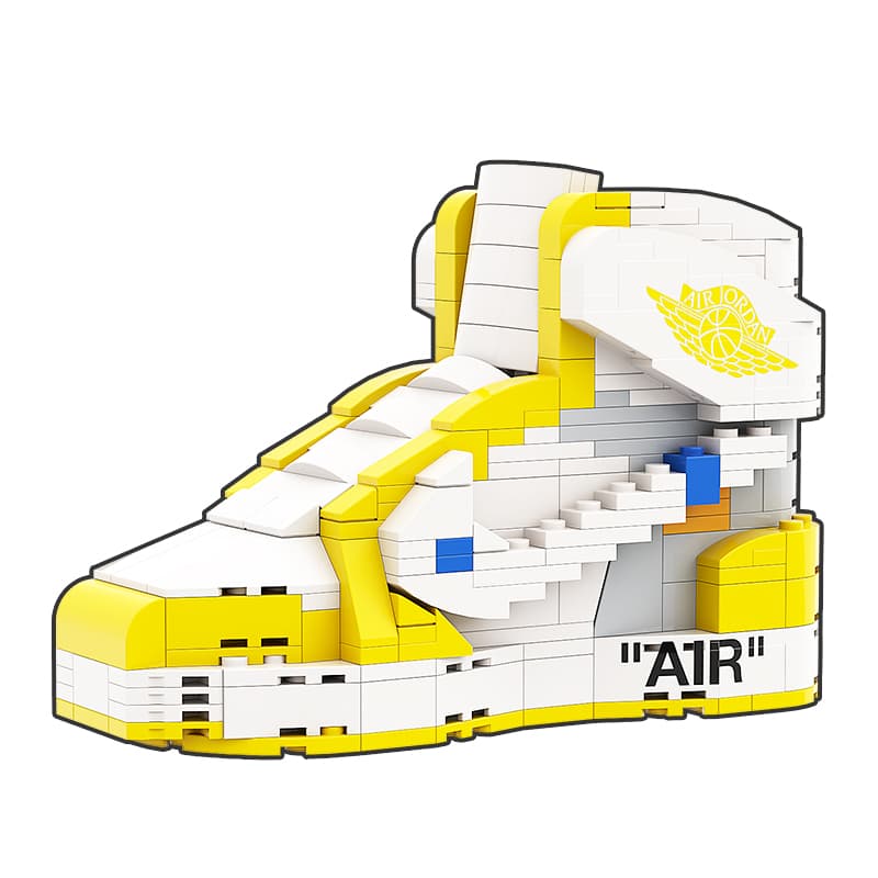 AJ1 OW CANARY YELLOW 15.2*6.5*11.2cm - изображение 3