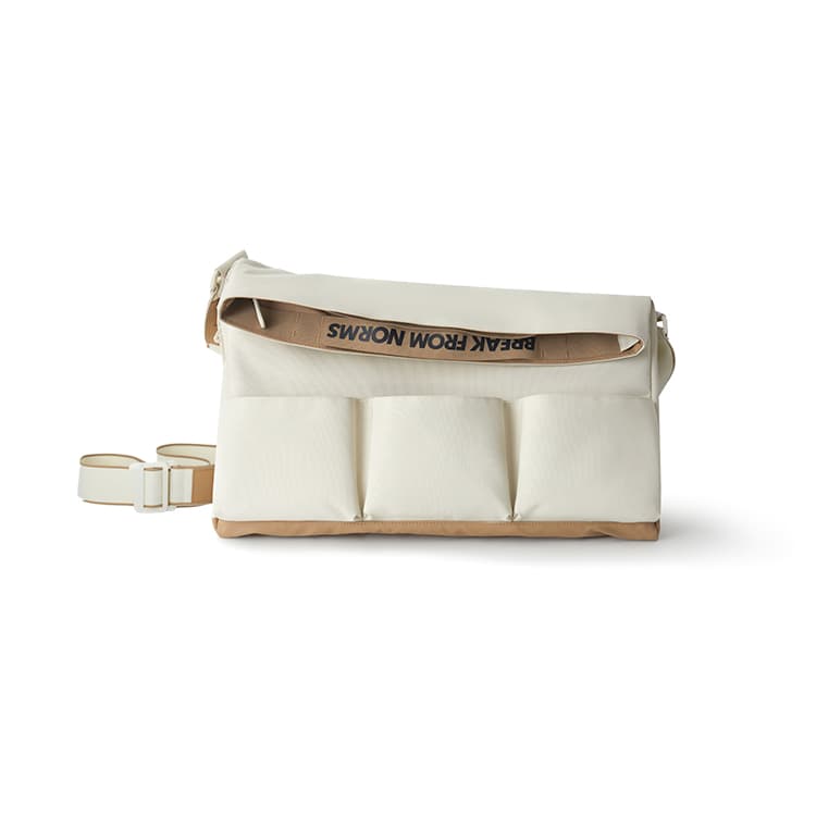 Спортивная сумка Lingwu Gym Bag White/Khaki - изображение 1