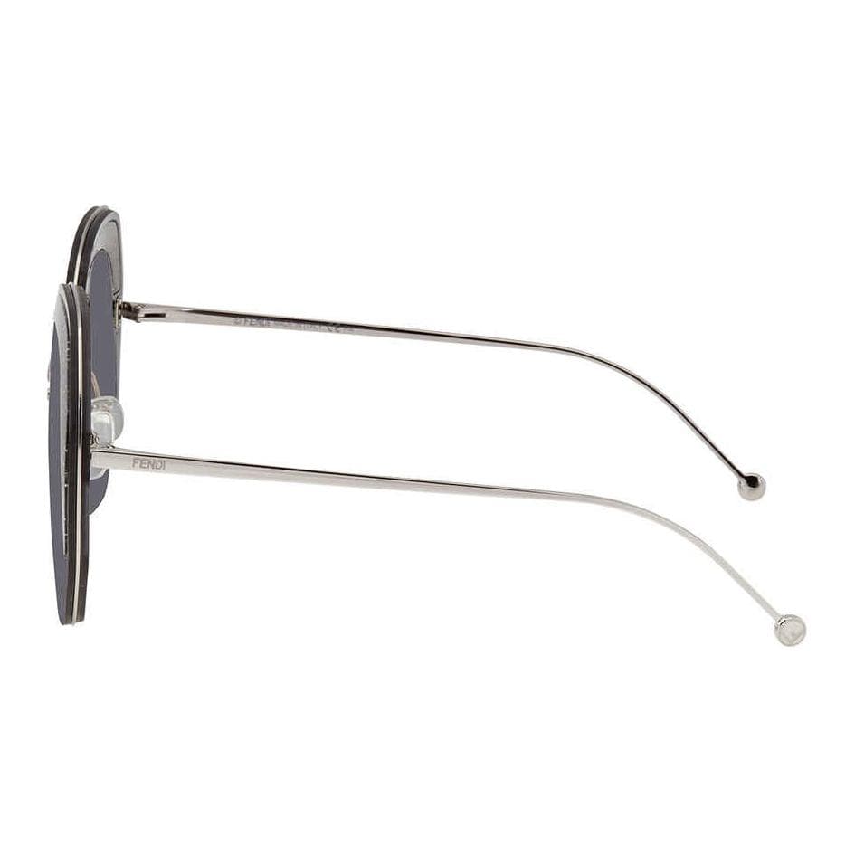 Солнцезащитные очки Fendi Round Metal Sunglasses Silver - изображение 5