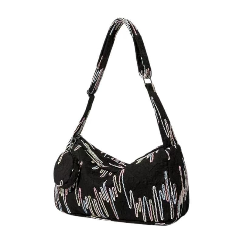 Сумка через плечо Master Canvas Rainbow Stripe Crossbody Bag - изображение 2