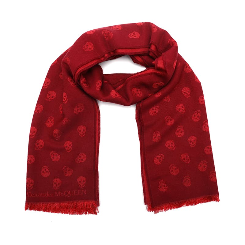 Шарф Alexander McQueen Skull Jacquard Scarf - изображение 2