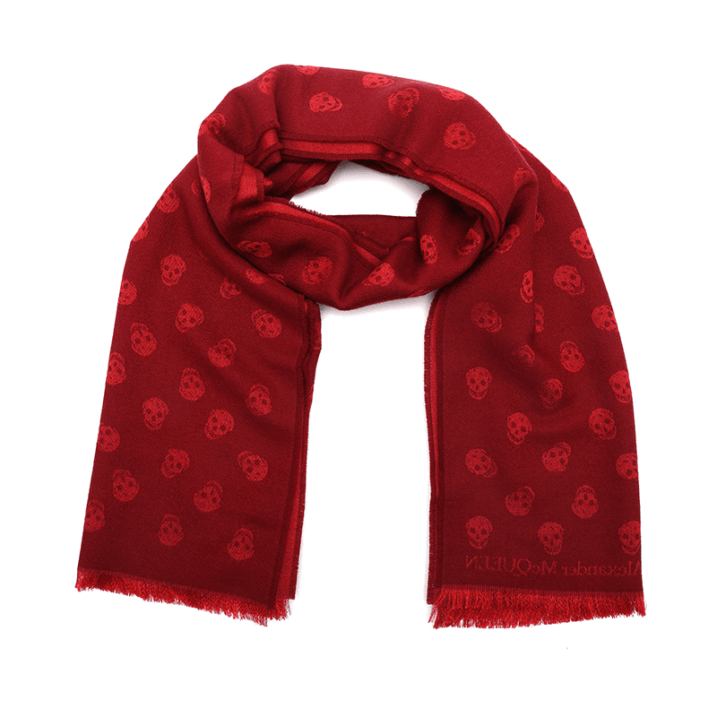 Шарф Alexander McQueen Skull Jacquard Scarf - изображение 3