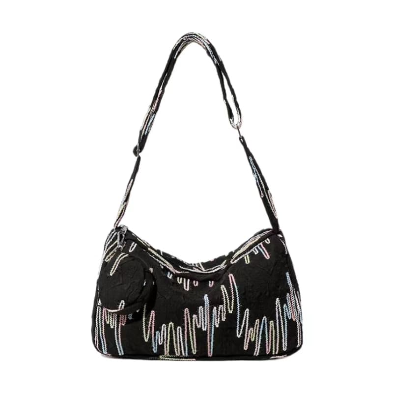 Сумка через плечо Master Canvas Rainbow Stripe Crossbody Bag - изображение 1