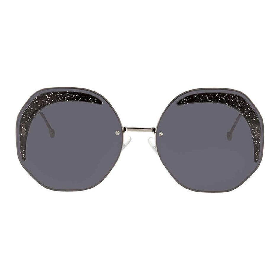 Солнцезащитные очки Fendi Round Metal Sunglasses Silver - изображение 3