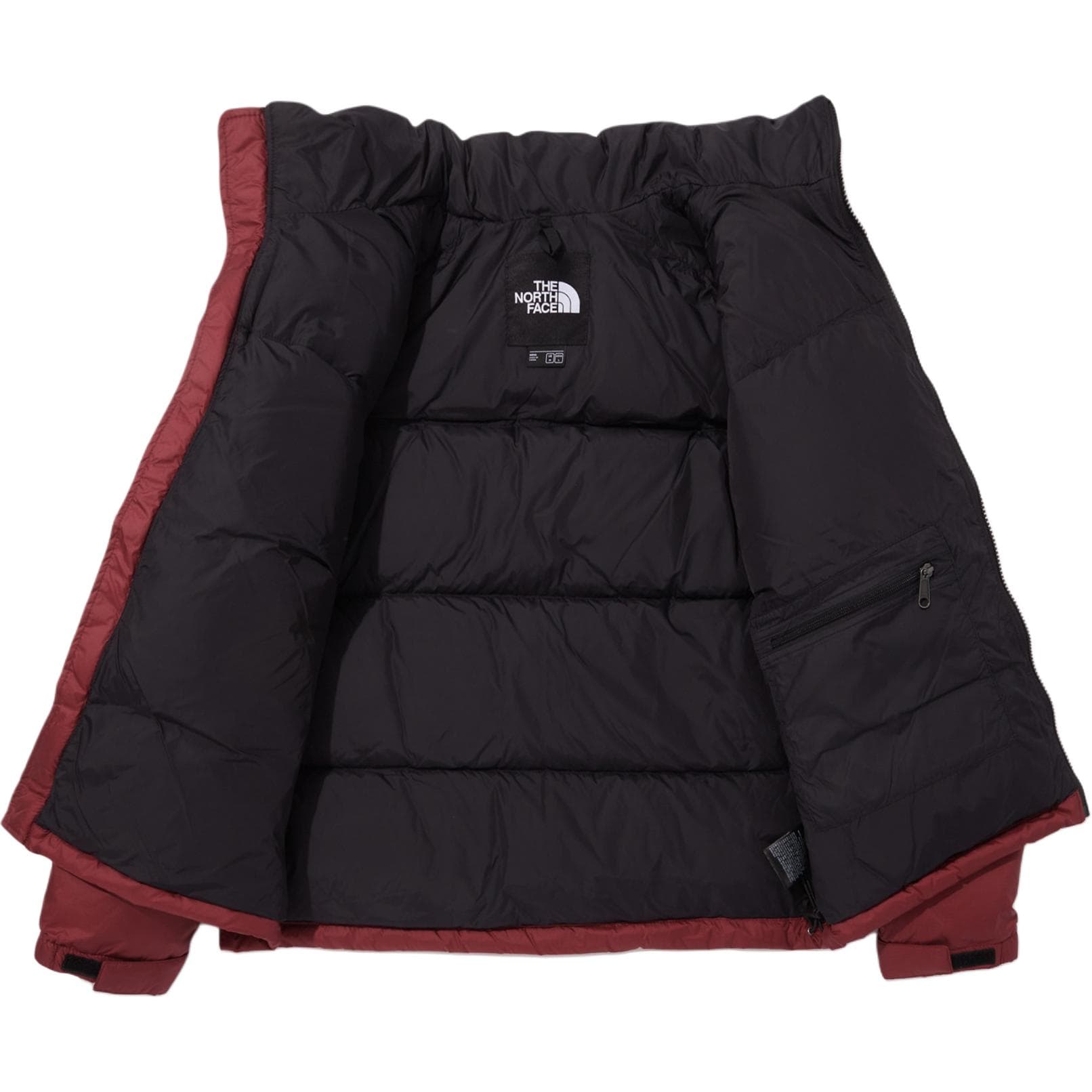 Зимняя куртка The North Face Logo Print Zip Hoodie Jacket Red - изображение 5