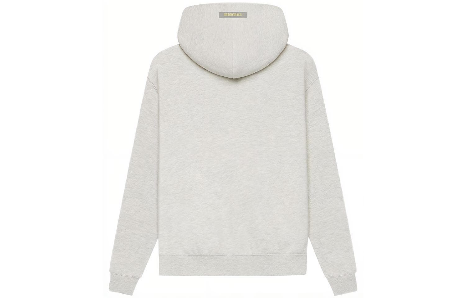 Fear of God Essentials SS21 Kids Pull-Over Hoodie Light Heather Oatmeal Logo - изображение 2