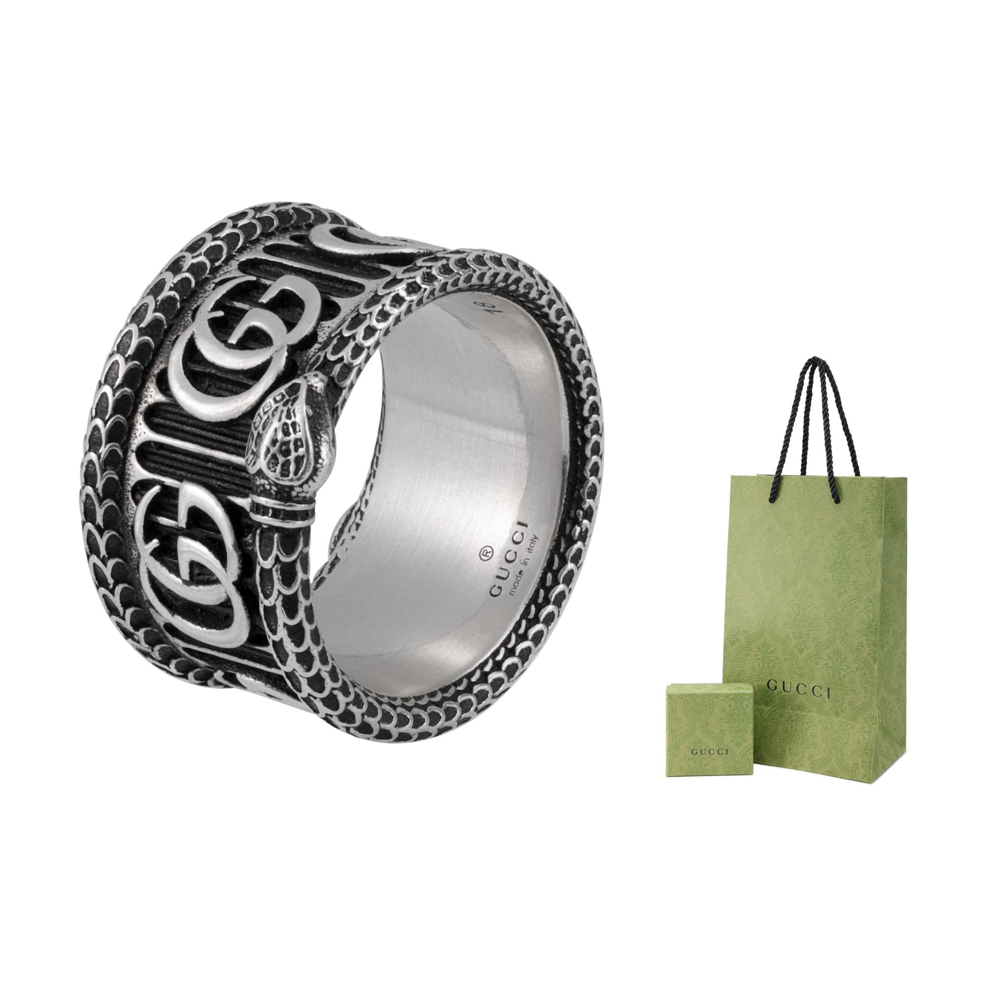 Кольцо Gucci Double G Snake Ring - изображение 2