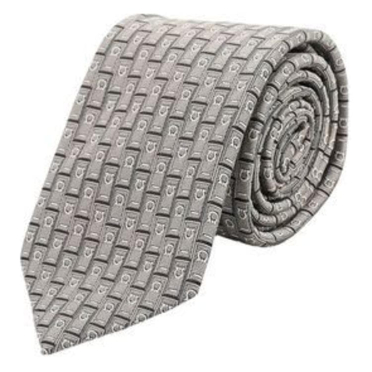 Галстук FERRAGAMO Salvatore Ferragamo Gancini - изображение 2
