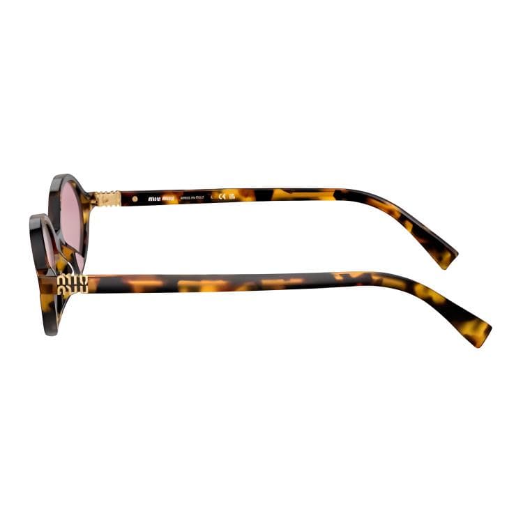 Солнцезащитные очки Miu Miu Tortoiseshell Oval Sunglasses - изображение 3