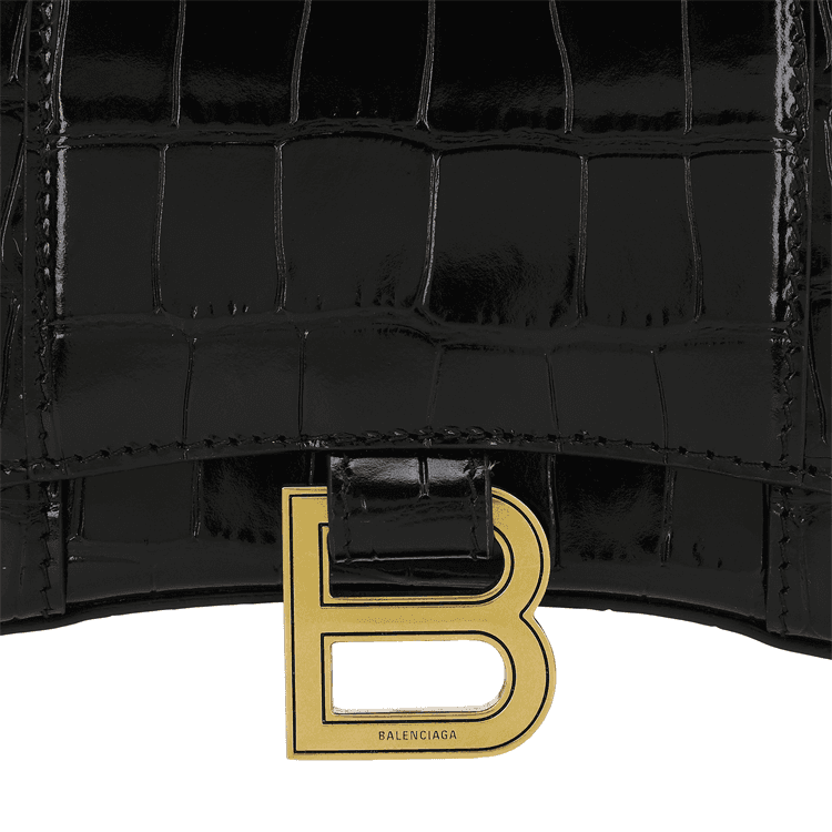 Мини-сумка Balenciaga Hourglass Mini Black - изображение 9