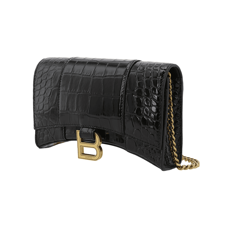 Мини-сумка Balenciaga Hourglass Mini Black - изображение 4