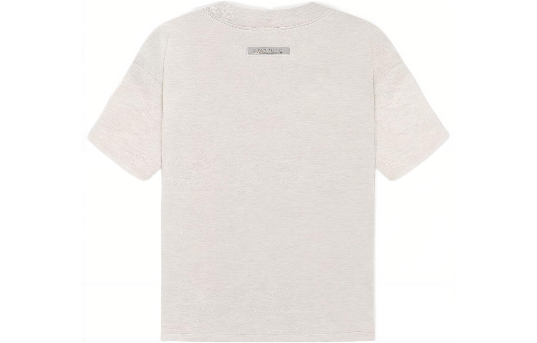 Футболка Fear of God Essentials KIDS SS FW21 TEE light Heather oatmeal LogoT - изображение 2
