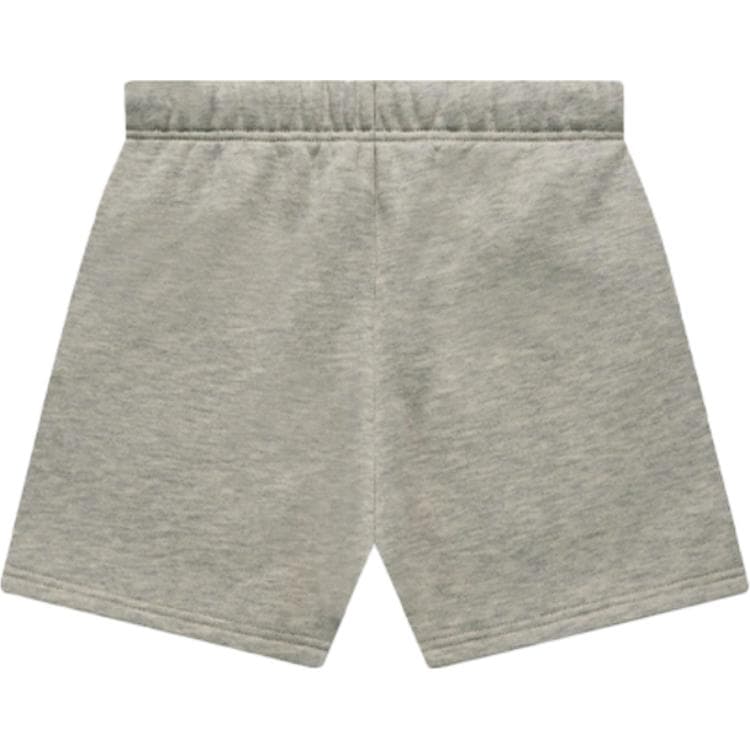 Fear of God Essentials FW21 Kids Sweatshort Dark Heather Oatmeal Logo - изображение 2