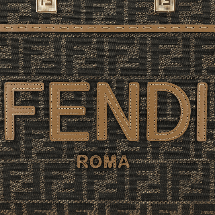 Сумка Fendi Sunshine Brown - изображение 9