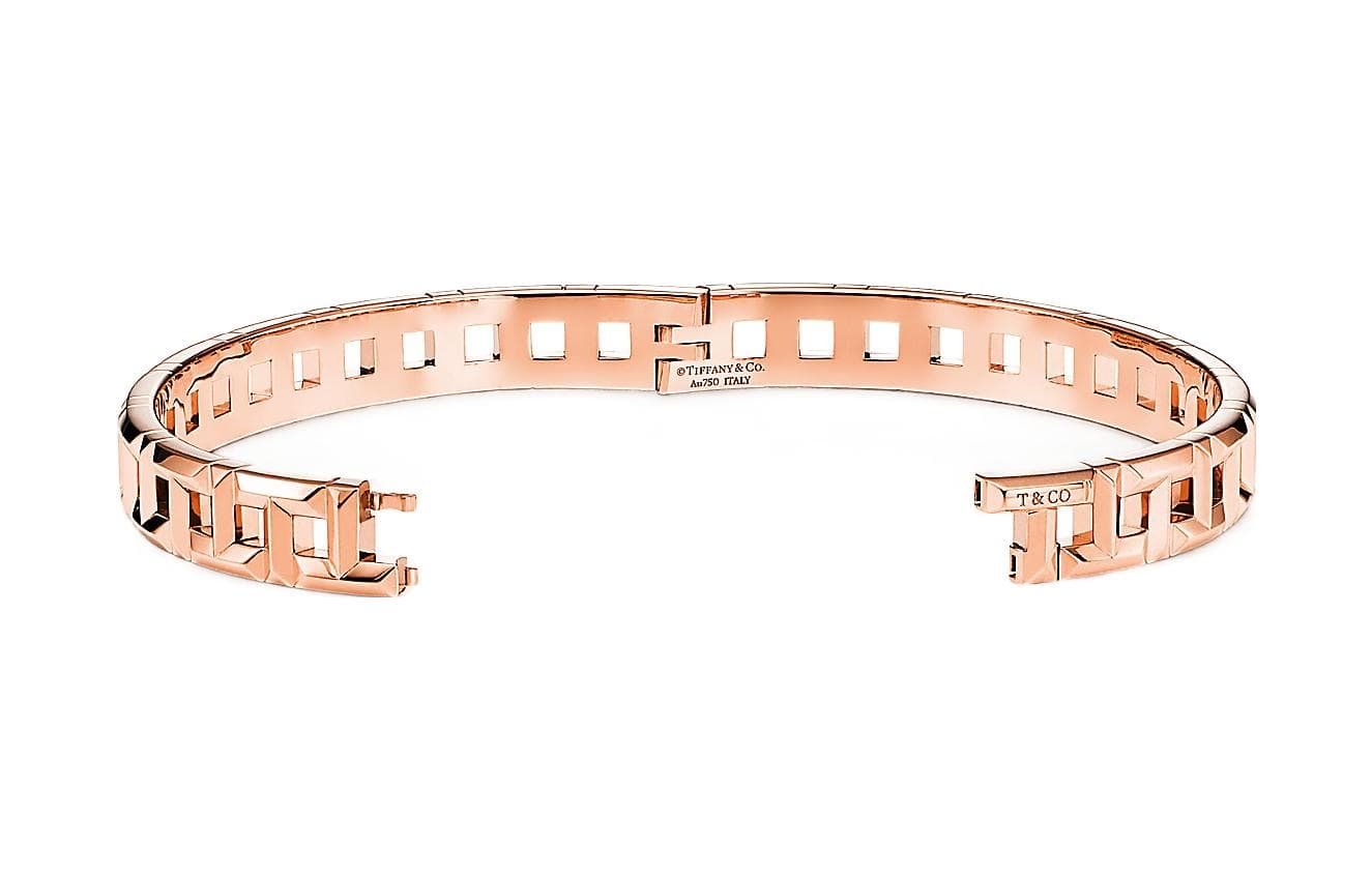 Браслет Tiffany & Co. Tiffany T True Narrow Hinge Bracelet 18K Rose Gold - изображение 3