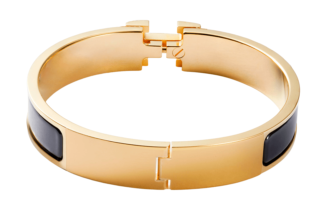 Браслет Hermes Clic H Black Gold - изображение 2