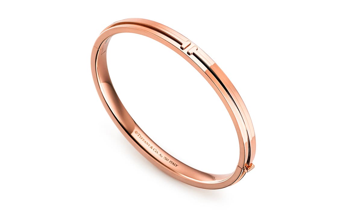 Браслет Tiffany & Co. T Series Hinge Bracelet 18K Rose Gold - изображение 2