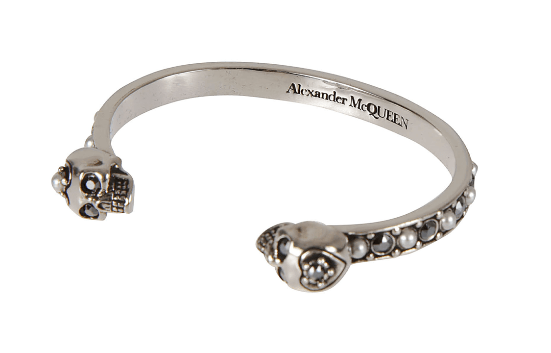 Браслет Alexander McQueen Twin Skull Bracelet - изображение 3