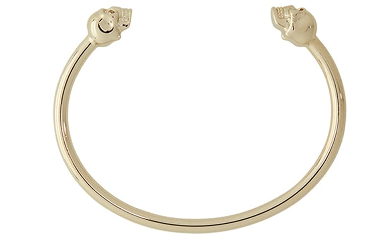 Браслет Alexander McQueen Skull Cuff Gold - изображение 5