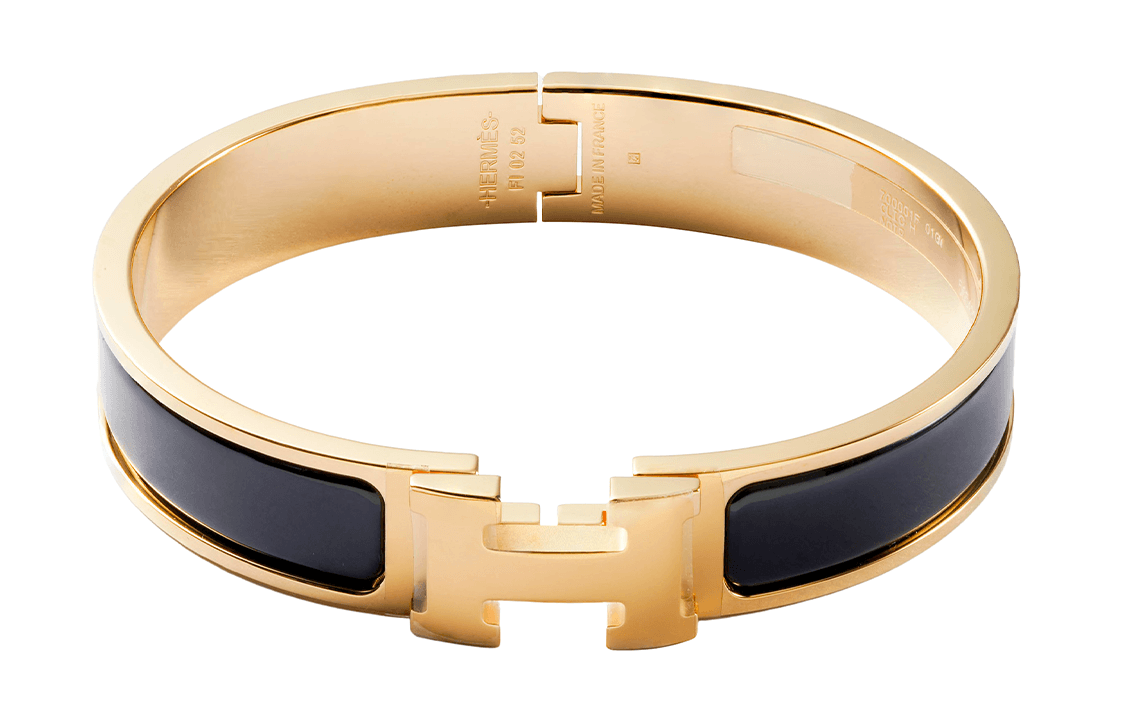 Браслет Hermes Clic H Black Gold - изображение 3