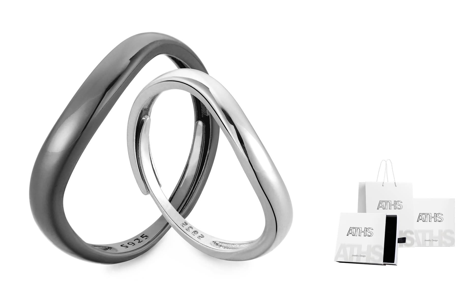 Кольцо ASTAR HADES Infinity Love Adjustable Couple Rings ATHS - изображение 1