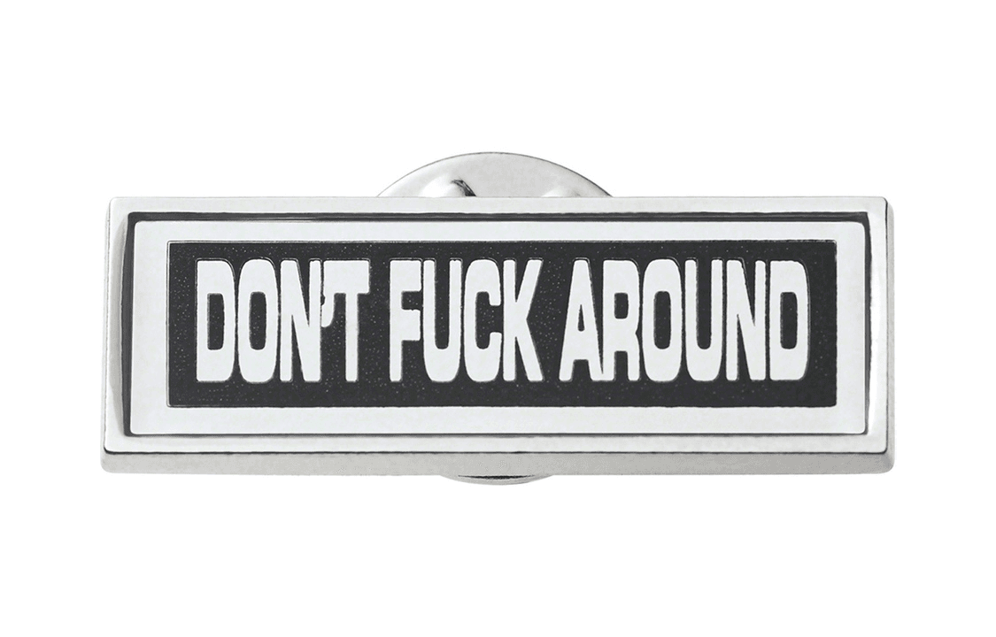 Брошь Supreme Week 17 Fuck Around Pin - изображение 2