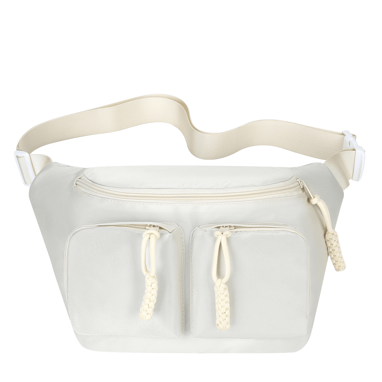 Нагрудная сумка OURFUN Nylon Chest Bag White/Black - изображение 1