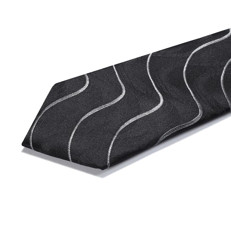 Галстук WILLIAM MILTON Striped Silk Tie - изображение 4