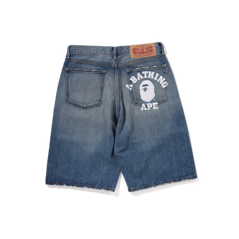 Джинсовые шорты A BATHING APE FW24 Shorts - изображение 2