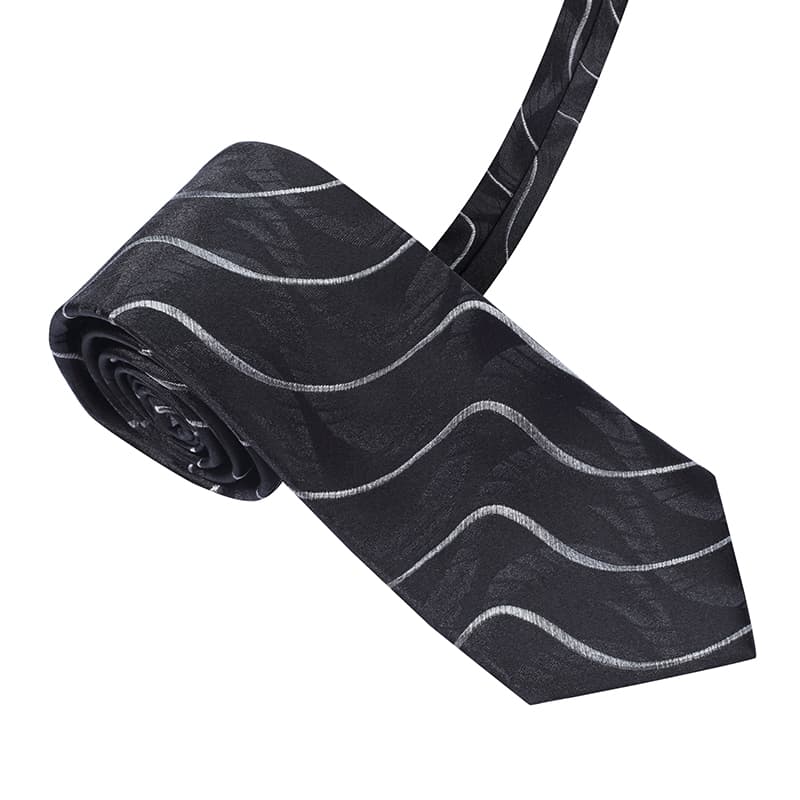Галстук WILLIAM MILTON Striped Silk Tie - изображение 3