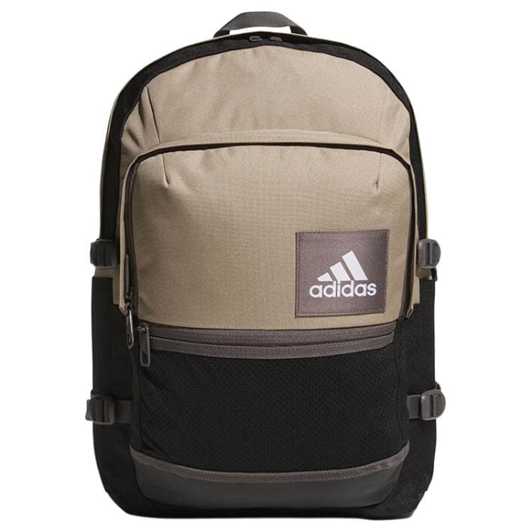 Рюкзак Adidas Полиэстеровый Рюкзак Средний Унисекс Хаки и Черный - изображение 1