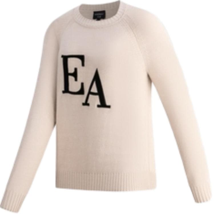 Кардиган EMPORIO ARMANI FW23 Свитер Женский Светлый Кофейный - изображение 3