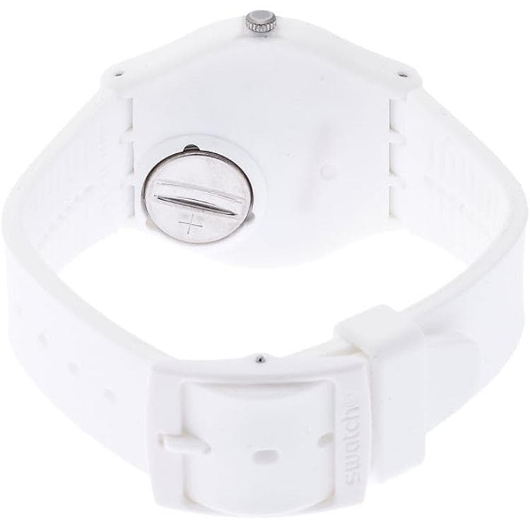 Часы Swatch Квартц Механизм 30 м Водонепроницаемые Женские Часы 34 мм Черный Циферблат Пластиковый Корпус Часов - изображение 2