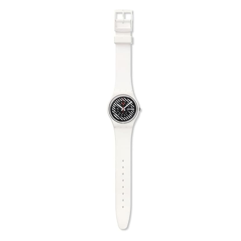 Часы Swatch Квартц Механизм 30 м Водонепроницаемые Женские Часы 34 мм Черный Циферблат Пластиковый Корпус Часов - изображение 1