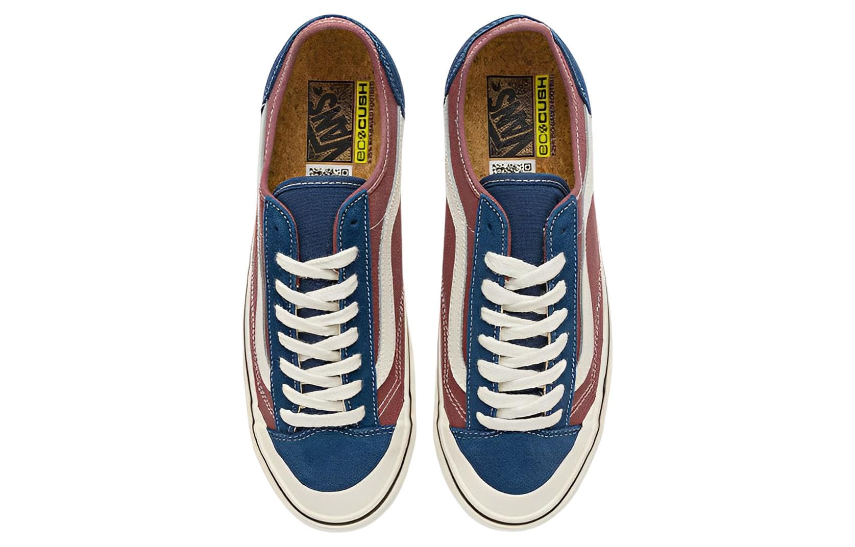 Кроссовки Vans Style 136 White Red Blue - изображение 4