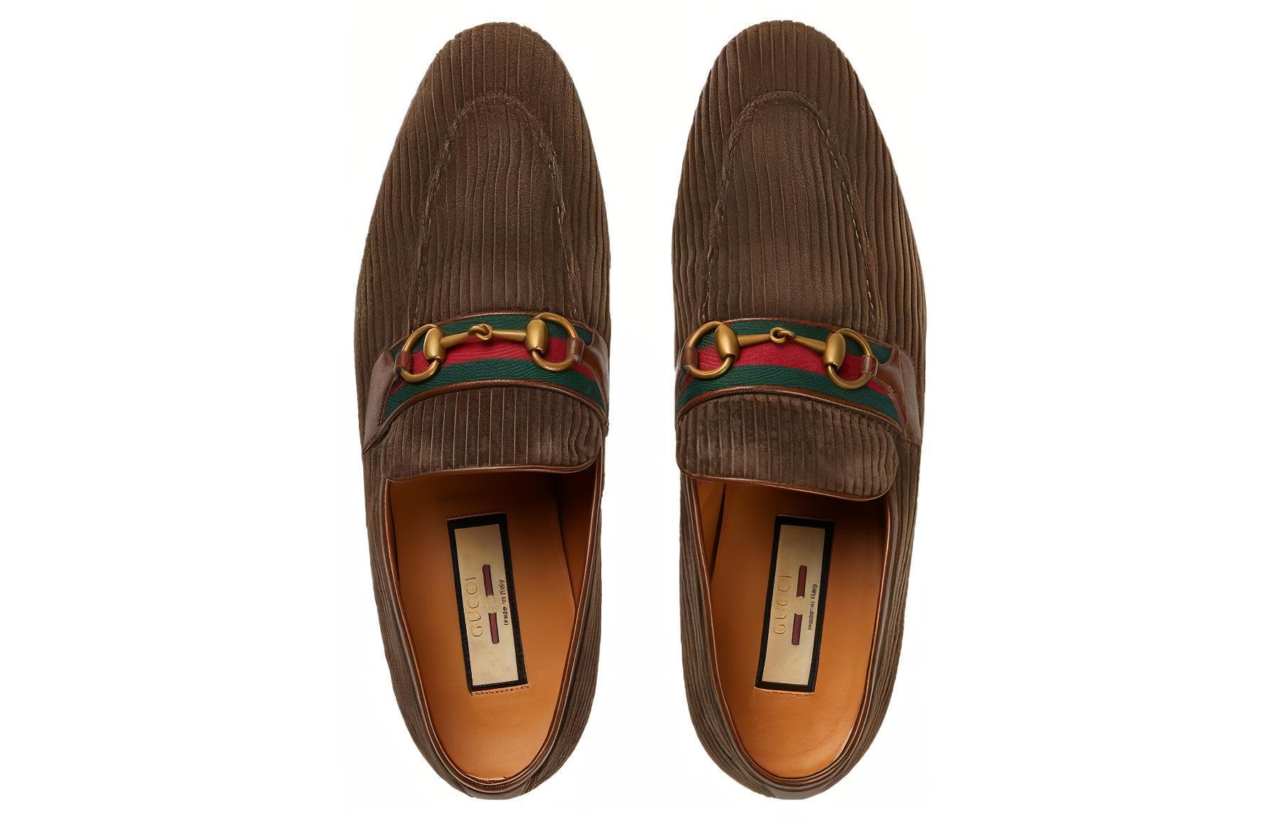Лоферы GUCCI Лоферы с пряжкой Horsebit Мужские Темно-Коричневые - изображение 3