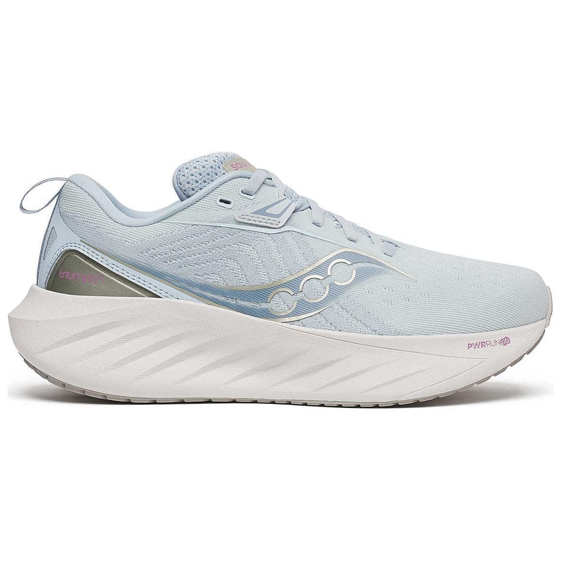 Кроссовки для бега Saucony TRIUMPH Victory 22 Амортизация Баланс Низкий Верх Тренировочная Обувь для Беговых Дистанций Женская Синяя Белая - изображение 2