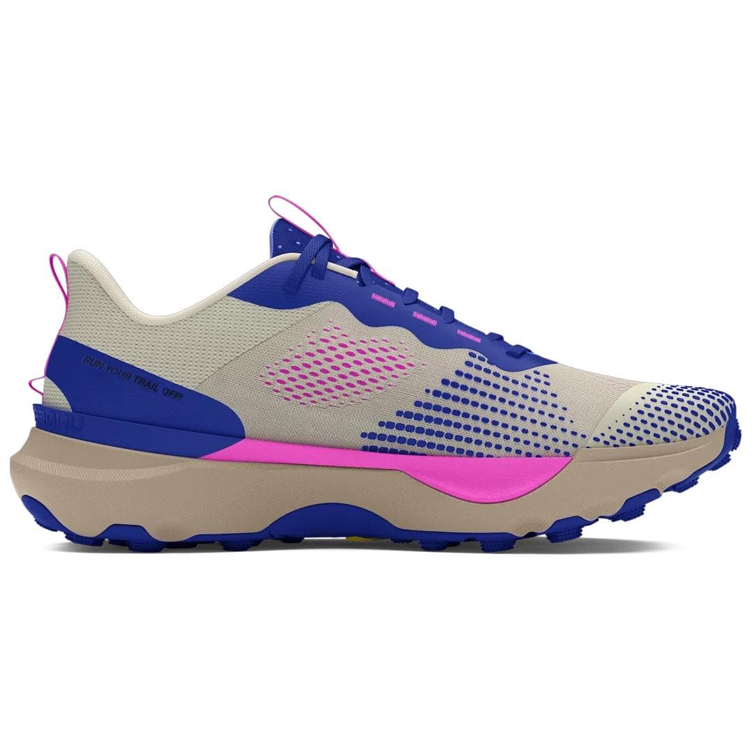 Кроссовки для бега Under Armour Infinite Pro Удобные Аbrasion Resistant Низкие Беговые кроссовки Унисекс Коричнево-синие - изображение 2
