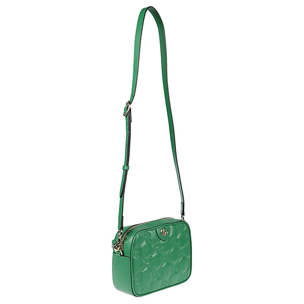 Сумка через плечо Gucci GG Matelassé Small Camera Bag - изображение 3