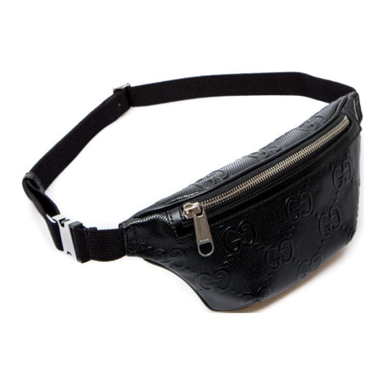 Поясная сумка Gucci Logo Embossed Leather Bag - изображение 3