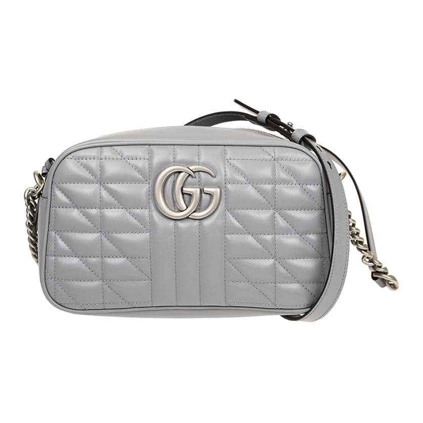Сумка через плечо Gucci GG Marmont Camera Bag Grey - изображение 1