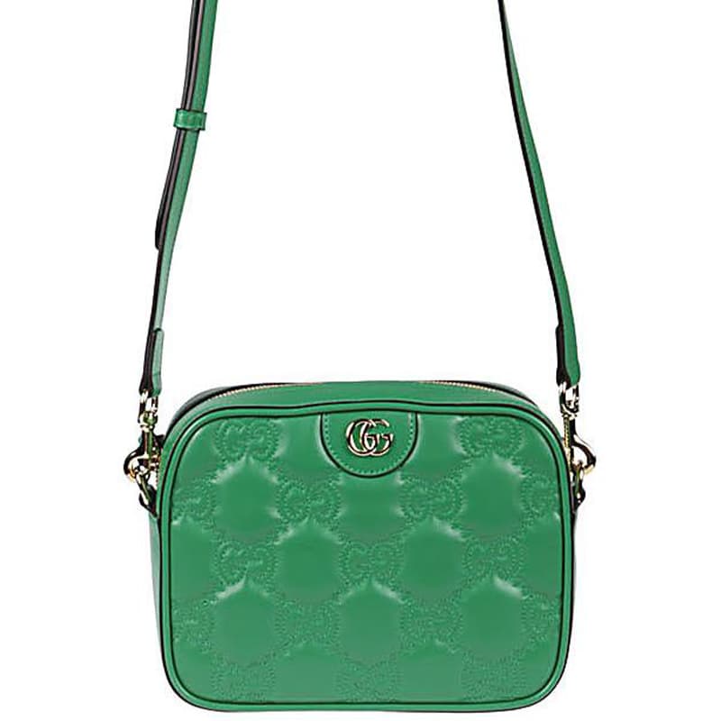Сумка через плечо Gucci GG Matelassé Small Camera Bag - изображение 1