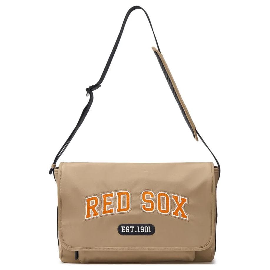 Сумка через плечо MLB Basic Boston Red Sox Нейлоновая сумка через плечо унисекс темно-бежевый - изображение 2