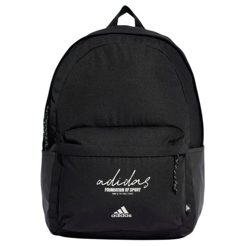 Рюкзак Adidas Переработанный полиэстер рюкзак унисекс черный и серый и белый - изображение 1