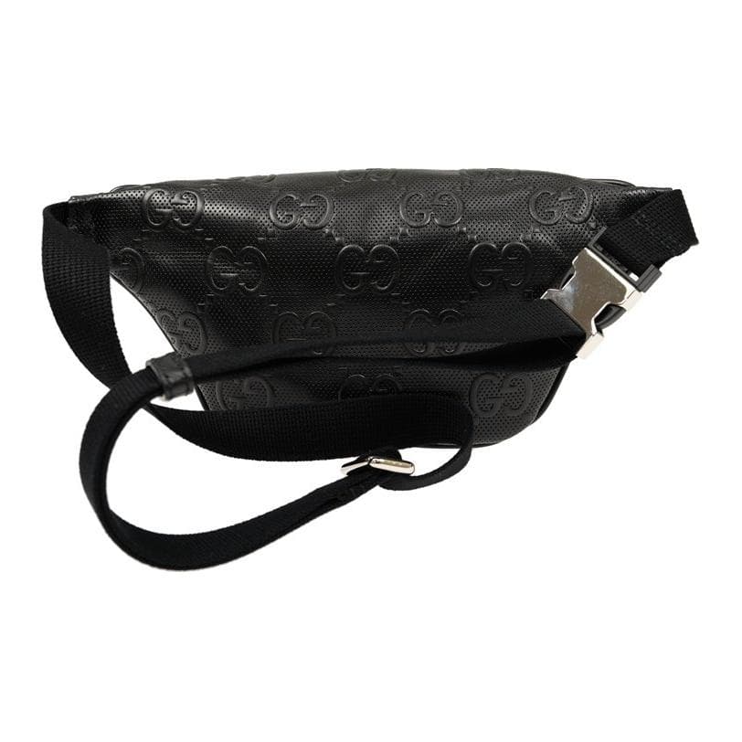 Поясная сумка Gucci Logo Embossed Leather Bag - изображение 5