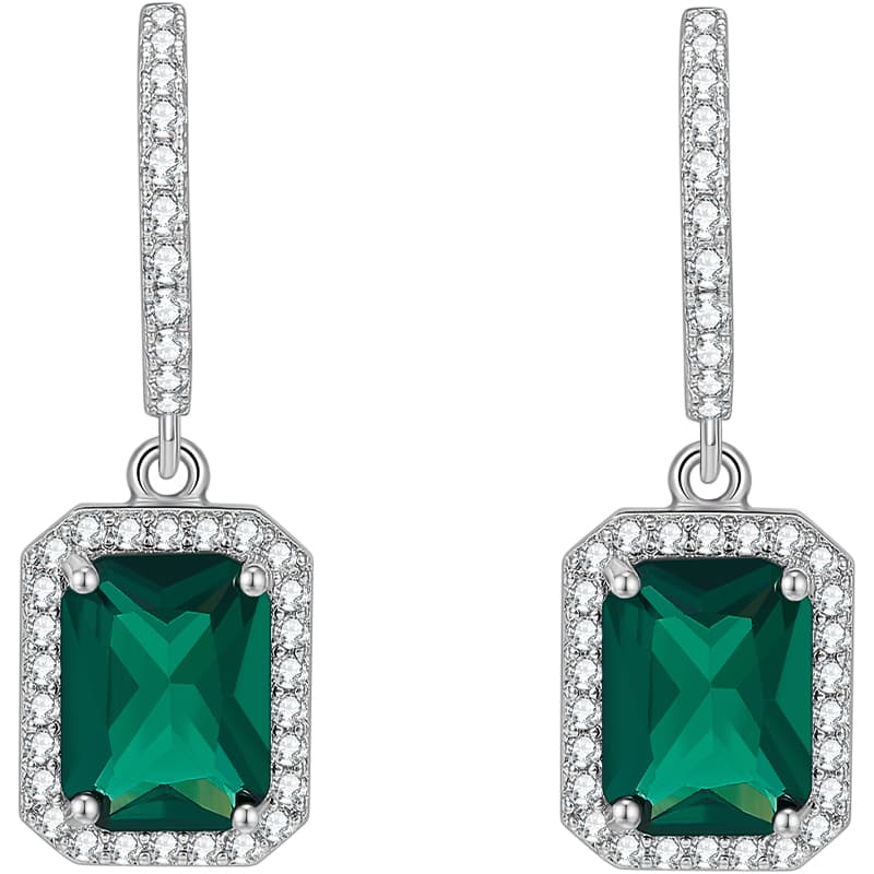 Серьги HMZ Серьги из серебра 925 пробы с серебряной иглой женские - изображение 1