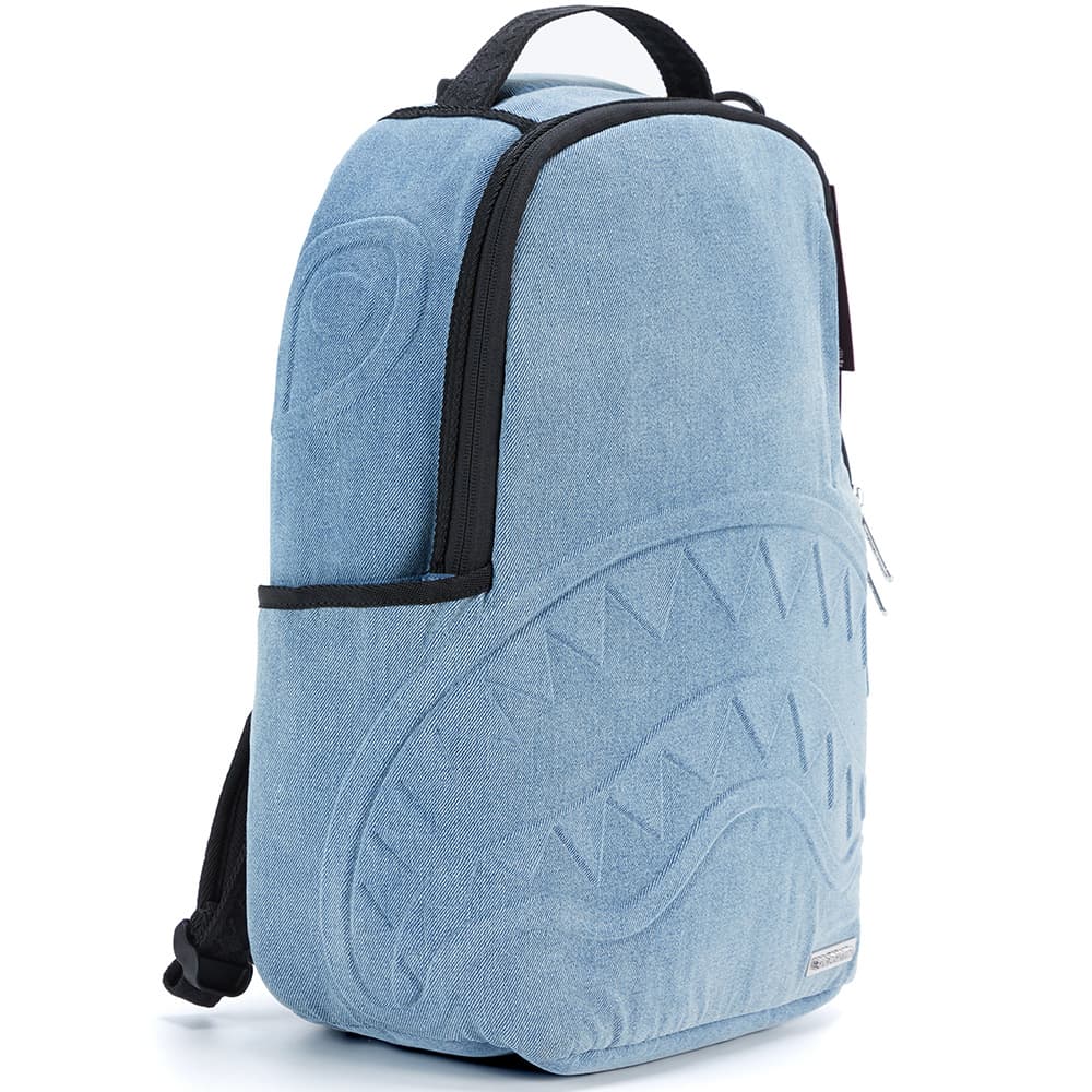 Рюкзак SPRAYGROUND Хлопковый рюкзак унисекс джинсовый синий - изображение 3